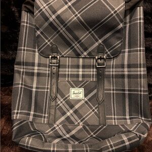 *Rare* Plaid Herschel Supply Co. Small backpack